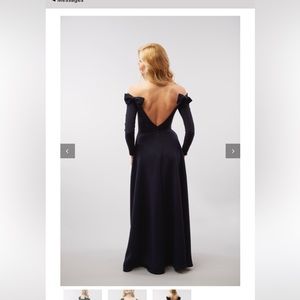Black Gown- worn for Mother of the Bride